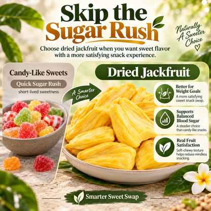 🍍Premium Golden Jackfruit Crisps-🏆A Clean Tropical Snack for Active Living-XA