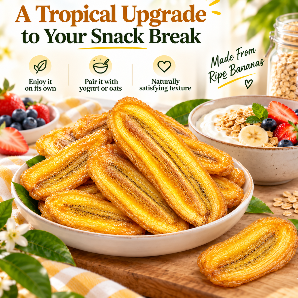🍌Artisanal Hawaiian Golden Banana Bites-✅Nutrient-Packed Snack for Vibrant Wellbeing-Amy