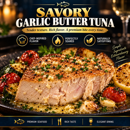 🐟Premium Deep Sea Tuna Chunks-🥩Supports Heart Health Management & Blood Sugar Balance-XA