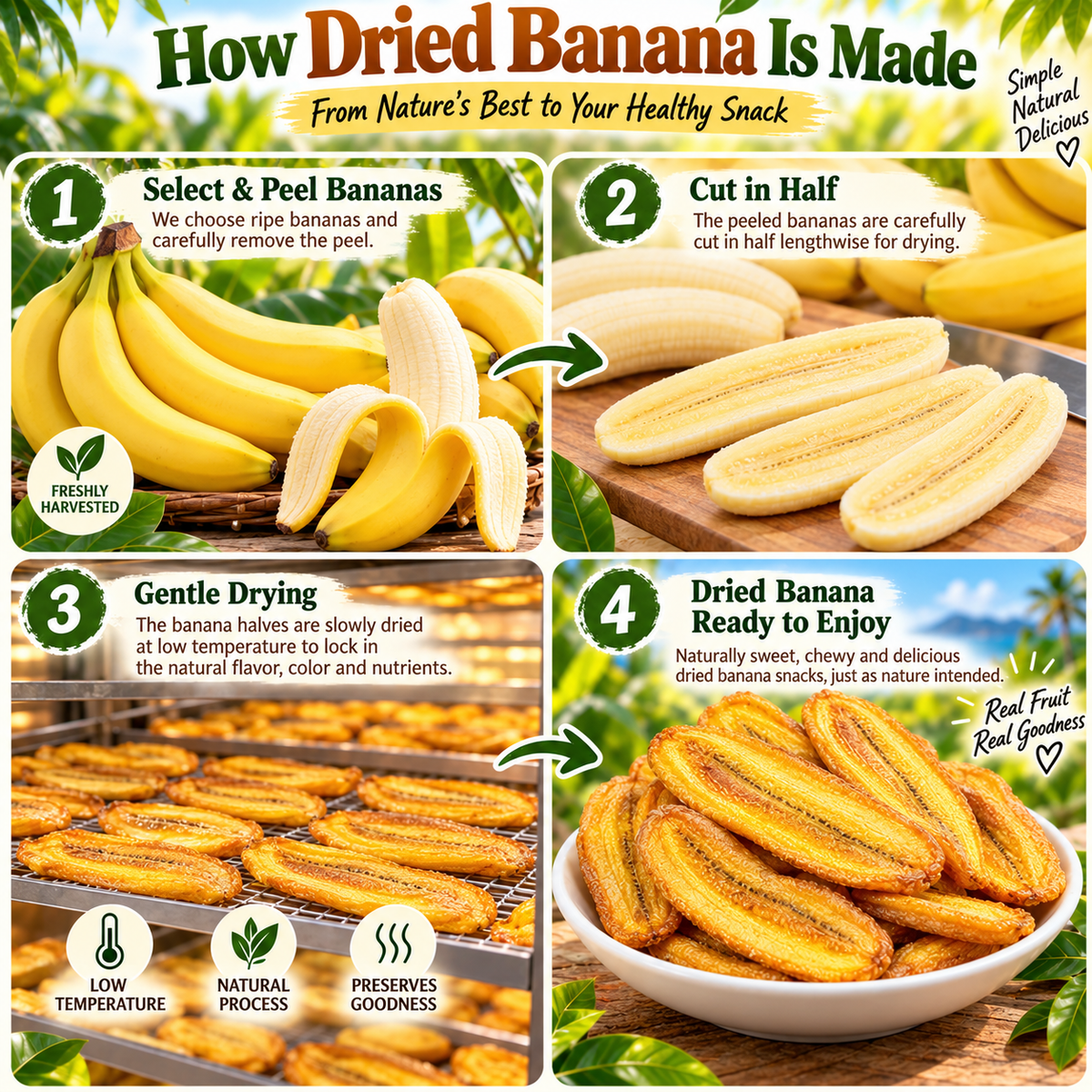 🍌Artisanal Hawaiian Golden Banana Bites-✅Nutrient-Packed Snack for Vibrant Wellbeing-Amy