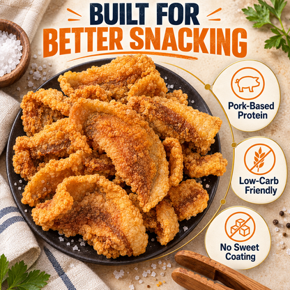 🏆Premium Crispy Pork Chips – Supports Heart Health Management & Blood Sugar Balance-XA