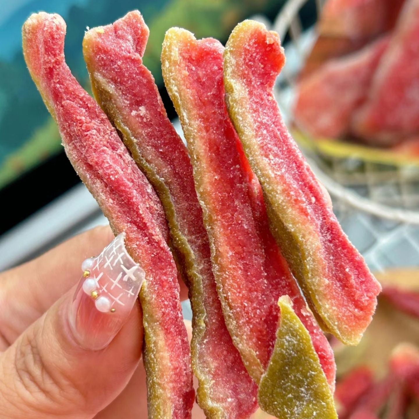 💎💯Say goodbye to high-calorie guilt! ❤️‍🔥💐Satisfy your cravings with our fiber-rich Red Guava slices-QZE