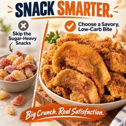 🏆Premium Crispy Pork Chips – Supports Heart Health Management & Blood Sugar Balance-XA