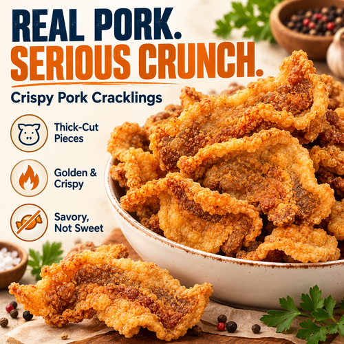 🏆Premium Crispy Pork Chips – Supports Heart Health Management & Blood Sugar Balance-XA
