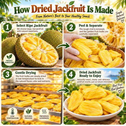 🍍Premium Golden Jackfruit Crisps-🏆A Clean Tropical Snack for Active Living-XA