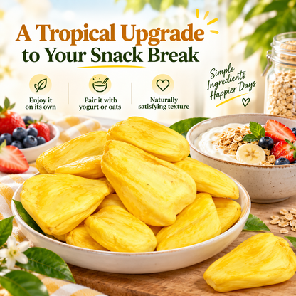 🍍Premium Golden Jackfruit Crisps-🏆A Clean Tropical Snack for Active Living-XA