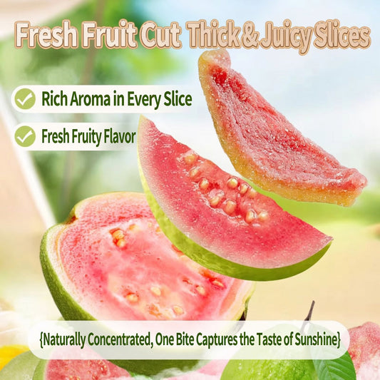 💎💯Say goodbye to high-calorie guilt! 💝💐Satisfy your cravings with our fiber-rich Red Guava slices-QZE